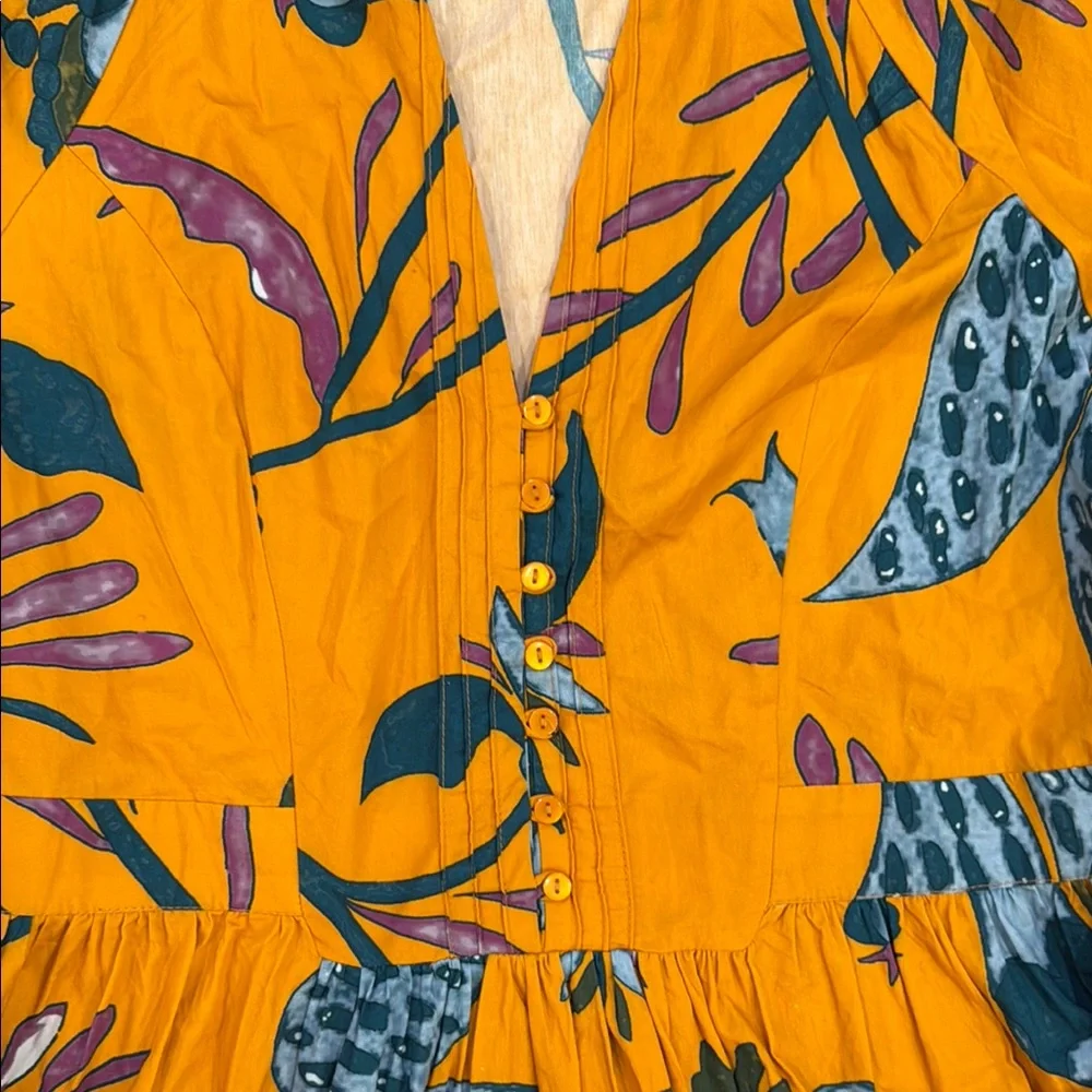 Anthropologie Let Me Be Floral Long Sleeve size XL - Picture 3 of 8